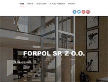 Tablet Screenshot of forpol.com.pl